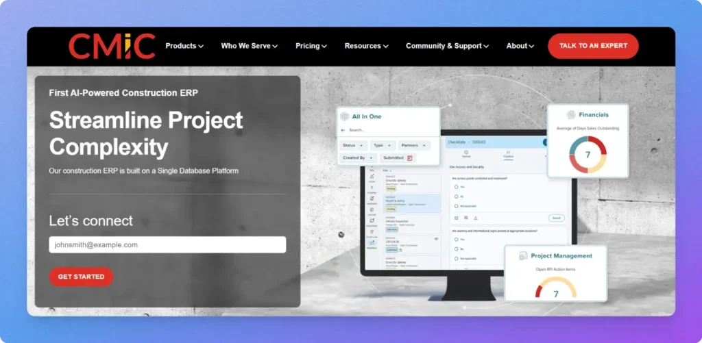 CMiC Construction ERP
