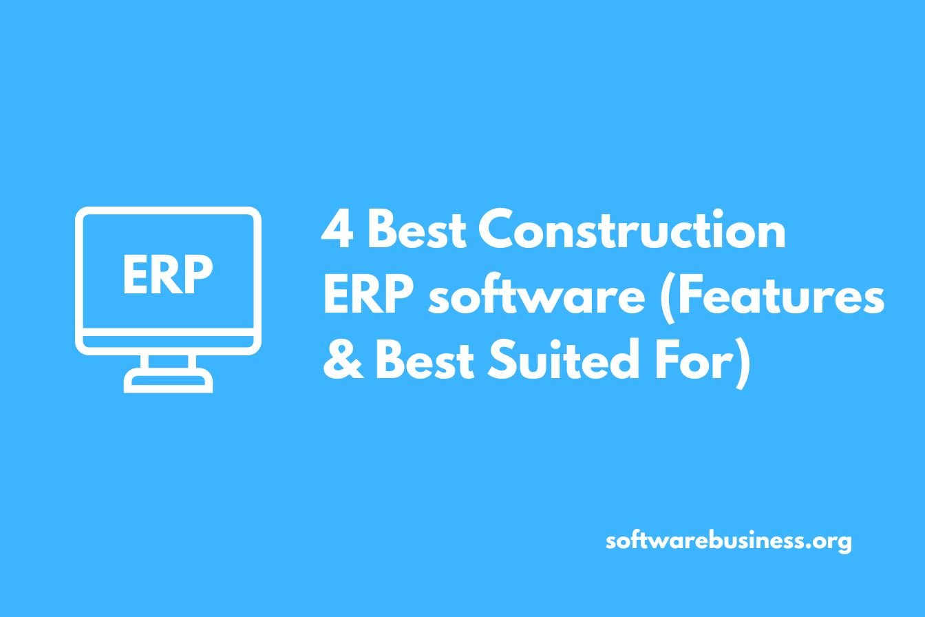 Construction ERP software