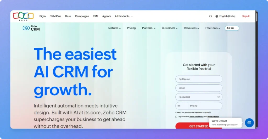 Zoho CRM