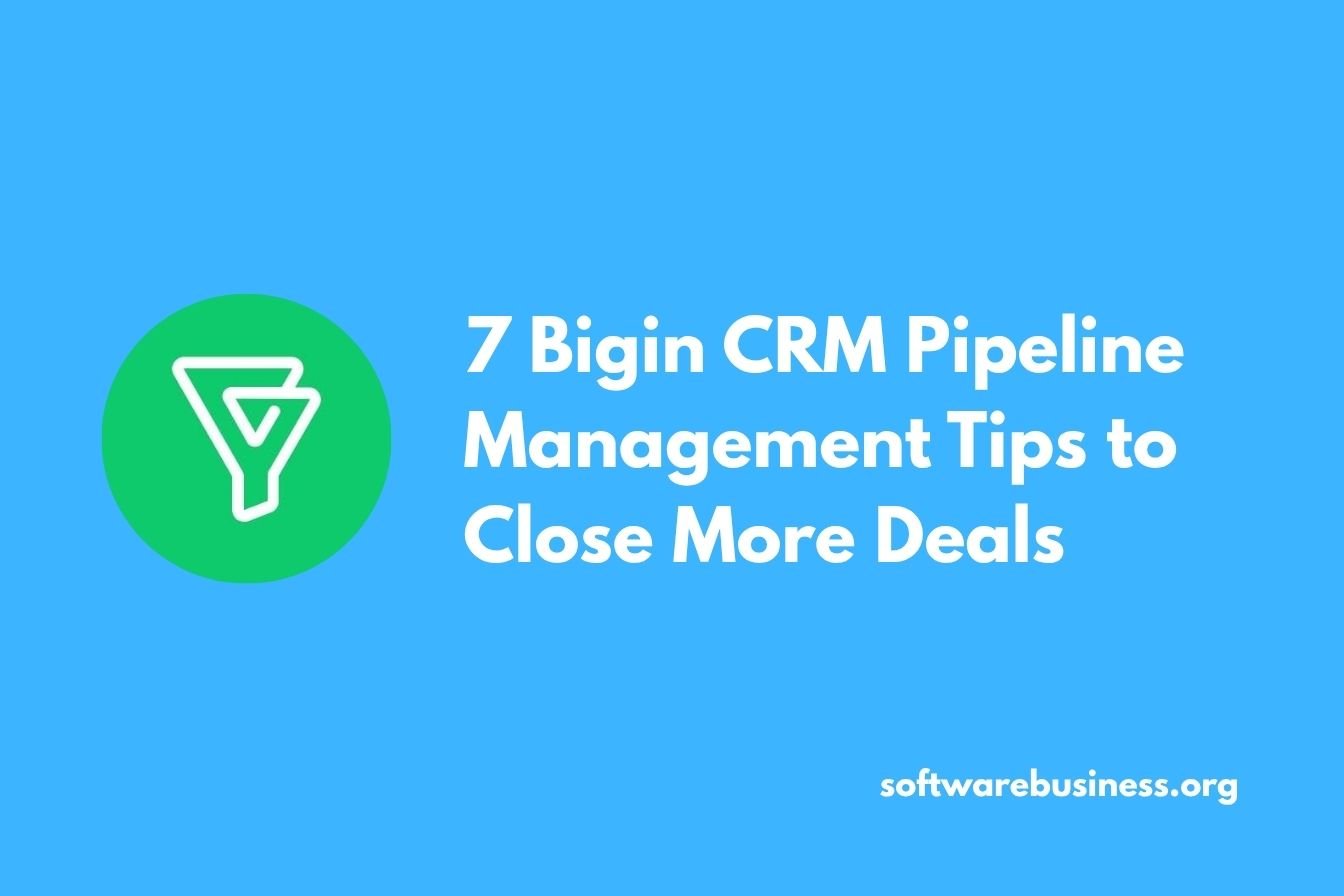 bigin pipeline management