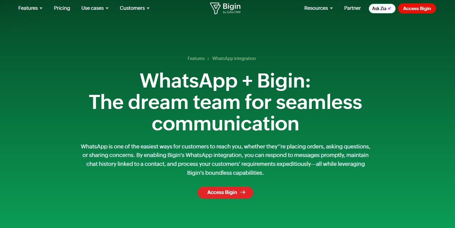 whatsapp bigin